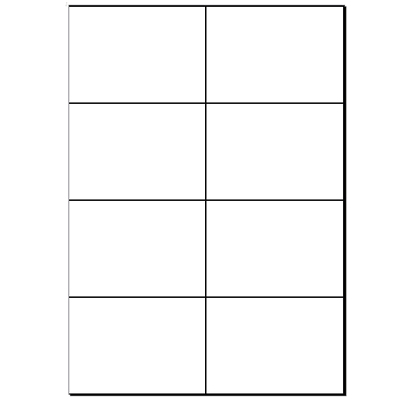 A4 Plain Laser Sheets Perm - 100 sheets per box