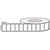 51mm x 25mm - White High Gloss Labels, Permanent Adhesive, 76mm core, (2500/roll)