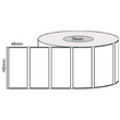 102mm x 48mm - White Thermal Transfer Labels, Permanent Adhesive, 76mm core, (2000/roll)