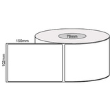 102mm x 150mm - White Thermal Transfer Removable Labels, 76mm core, (1000/roll)