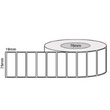 75mm x 19mm - White Gloss Thermal Transfer Labels, Permanent Adhesive, 76mm core, (4500/roll)